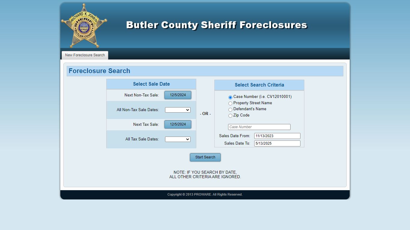 Butler County Inmate Roster Printed on November 9, 2024